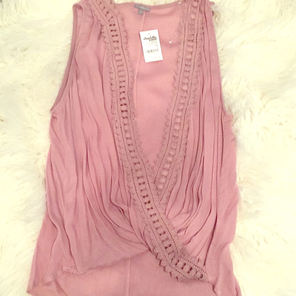 Decorative trim tank top